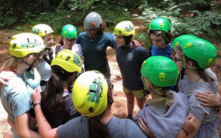 all girls rock climbing course